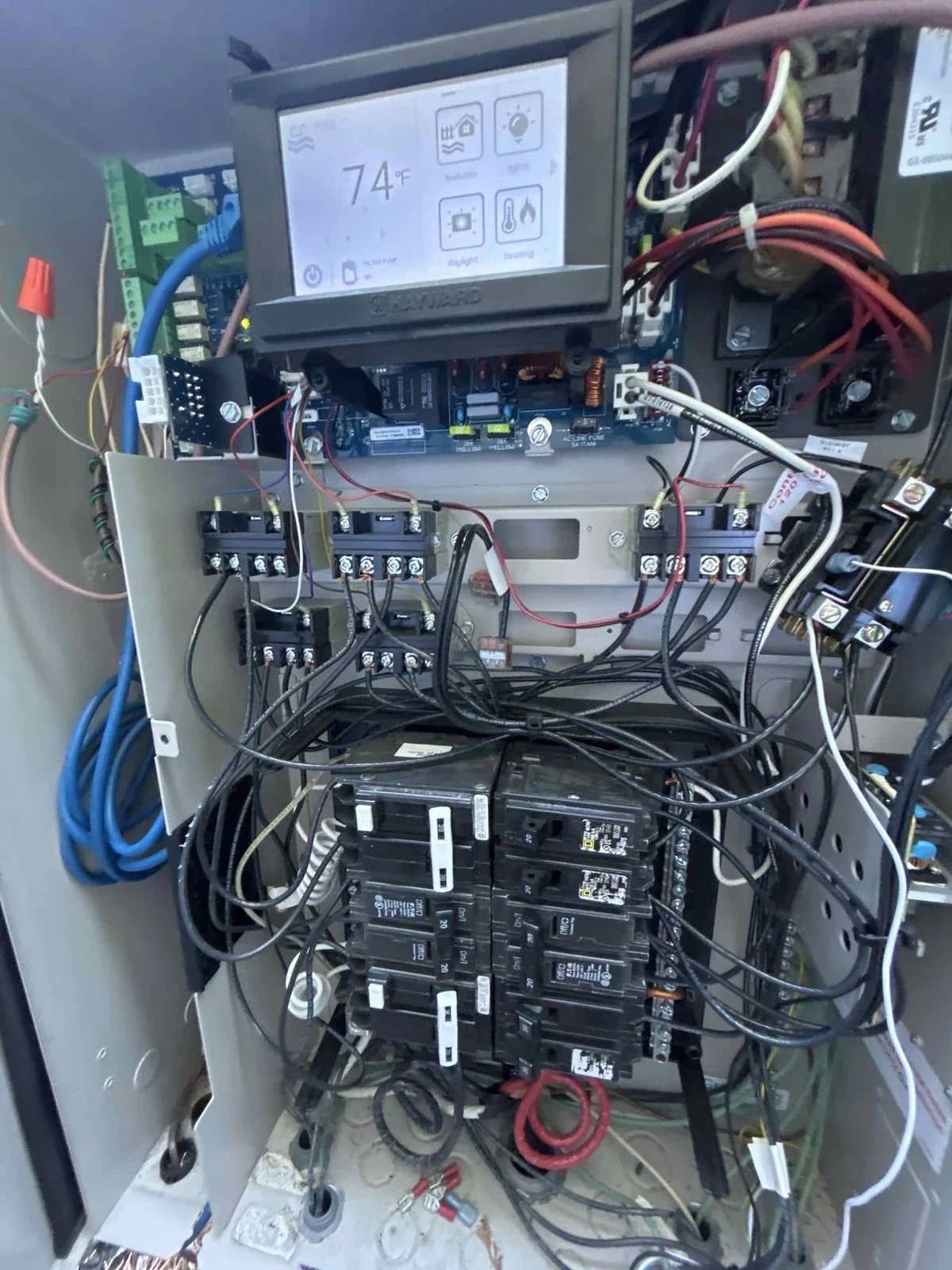 Pool automation control panel installation Nashville TN